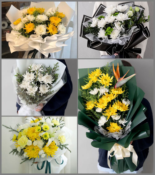 山东青岛平度市李园街道西涌泉村白事花束代送